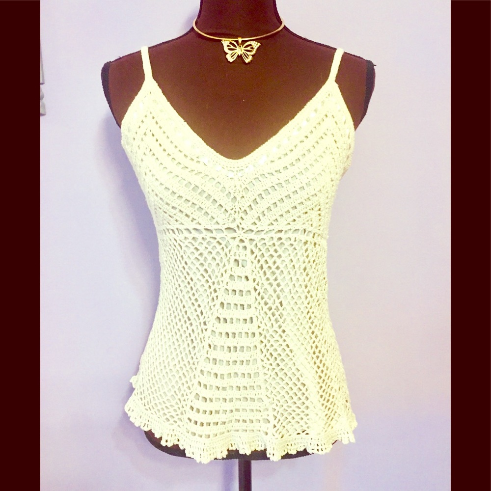 5/$25 crocheted summer cami